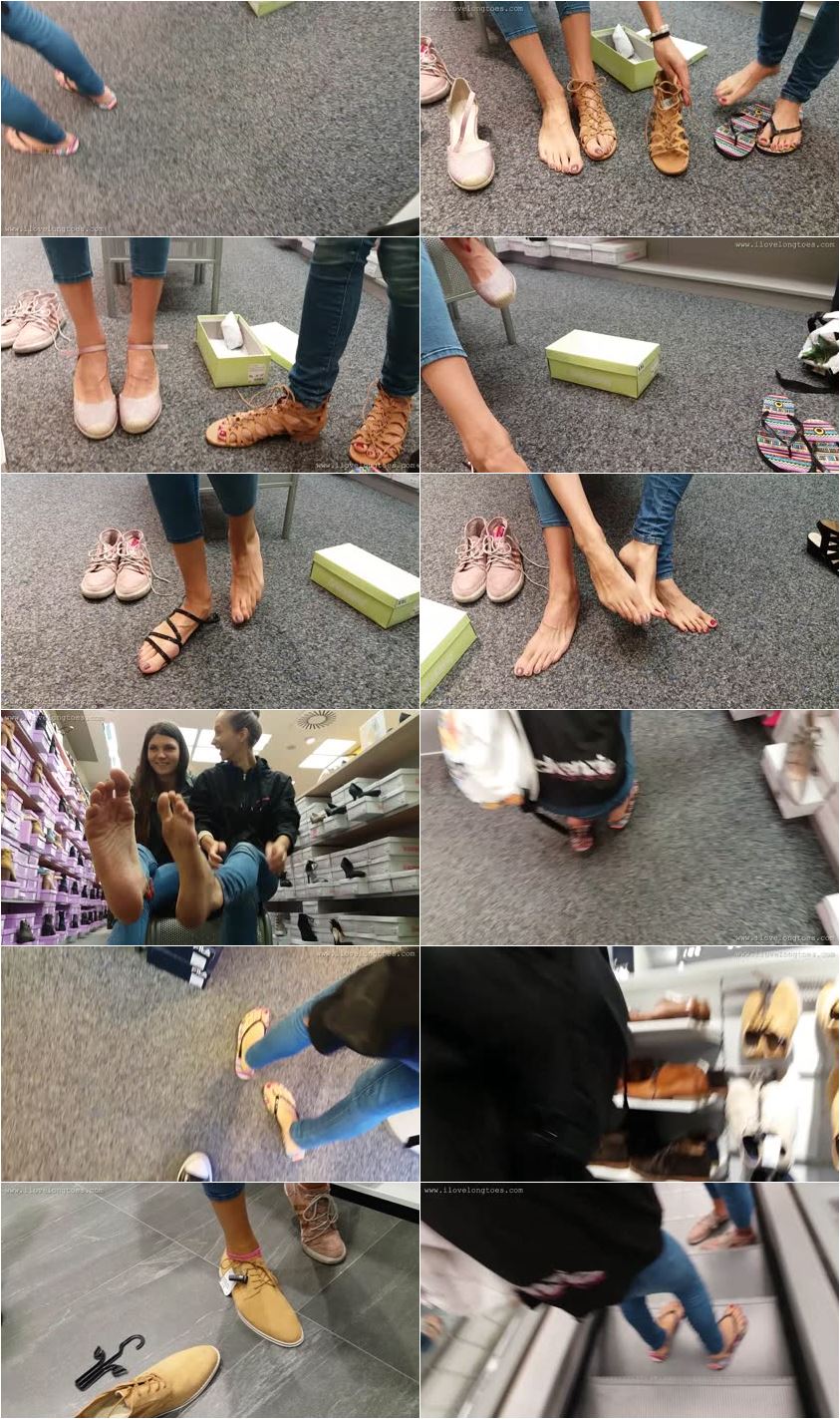 Shopping with Hania & Grace - I Love Long Toes - HD/WMV