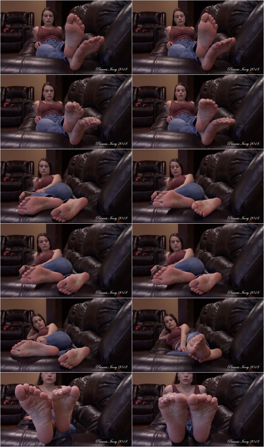 Screenlist Princess Ivory - Weak For Soles Bratty Findom - Full HD/MP4