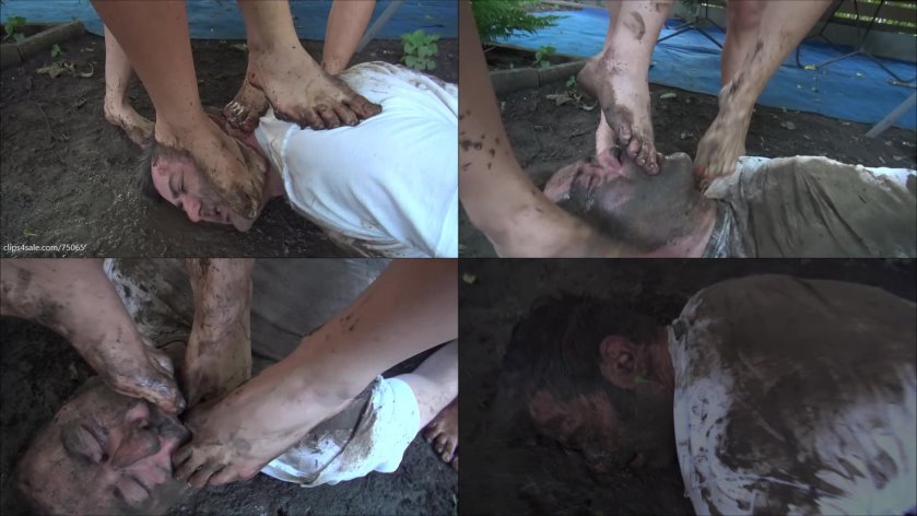Cover 2 GABRIELLA, VALENTINA And LUCY - 'Countryhouse Rock' - The Most Extreme Muddy Feet Worship Ever!!! PART2 - SD/WMV