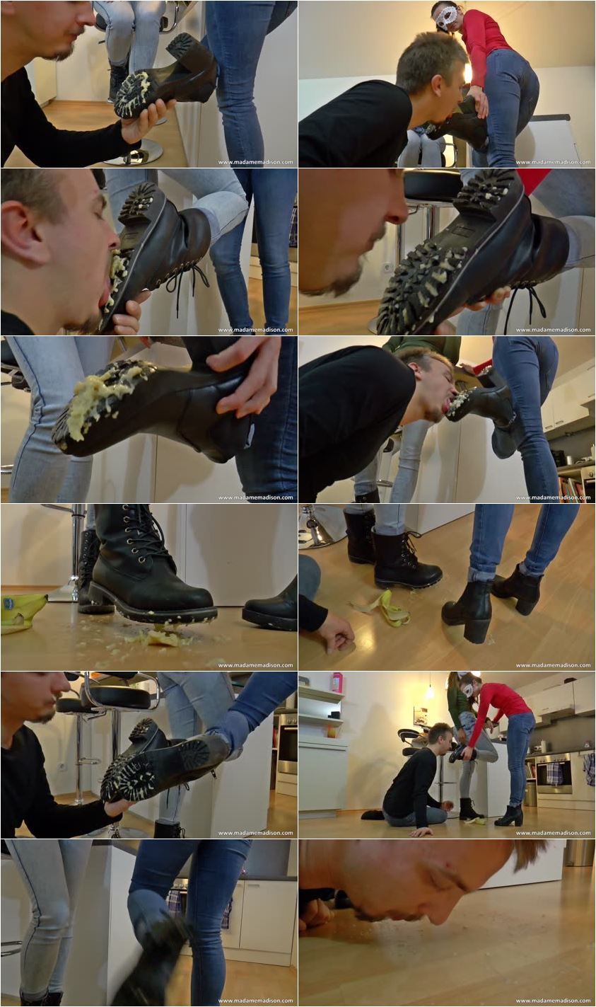 Screenlist Madame Madison - Slave's fed from our boot soles - HD/WMV