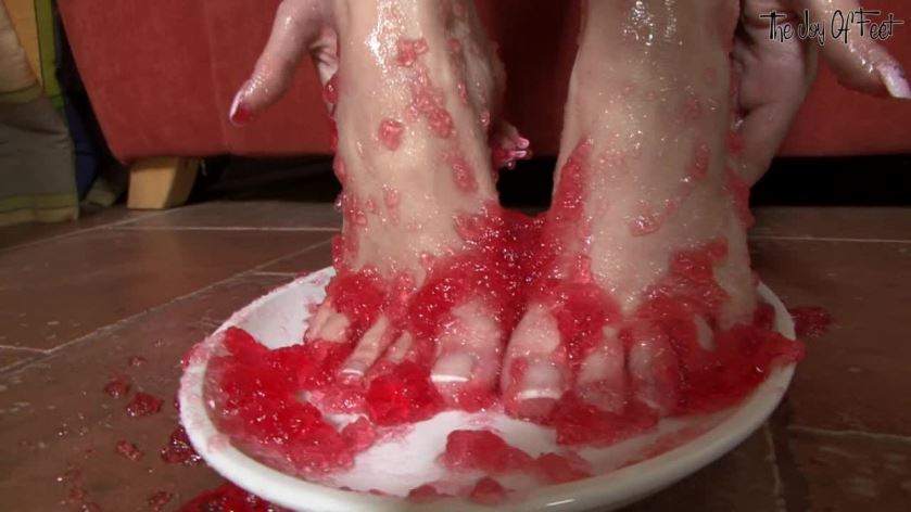 Cover 4 Kelly Fox - Jellied foot fun! - HD/WMV