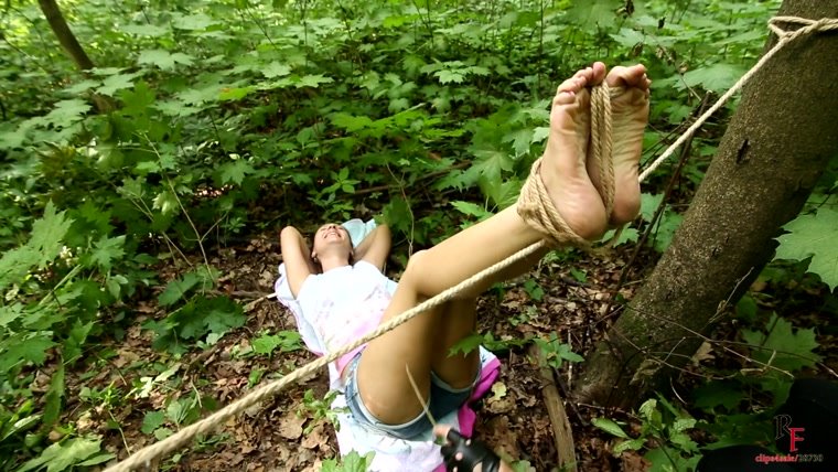 Fetish Forest - Russian Fetish - BeasT's Ticklish Victim - laughter for the entire forest -  Full HD/MP4