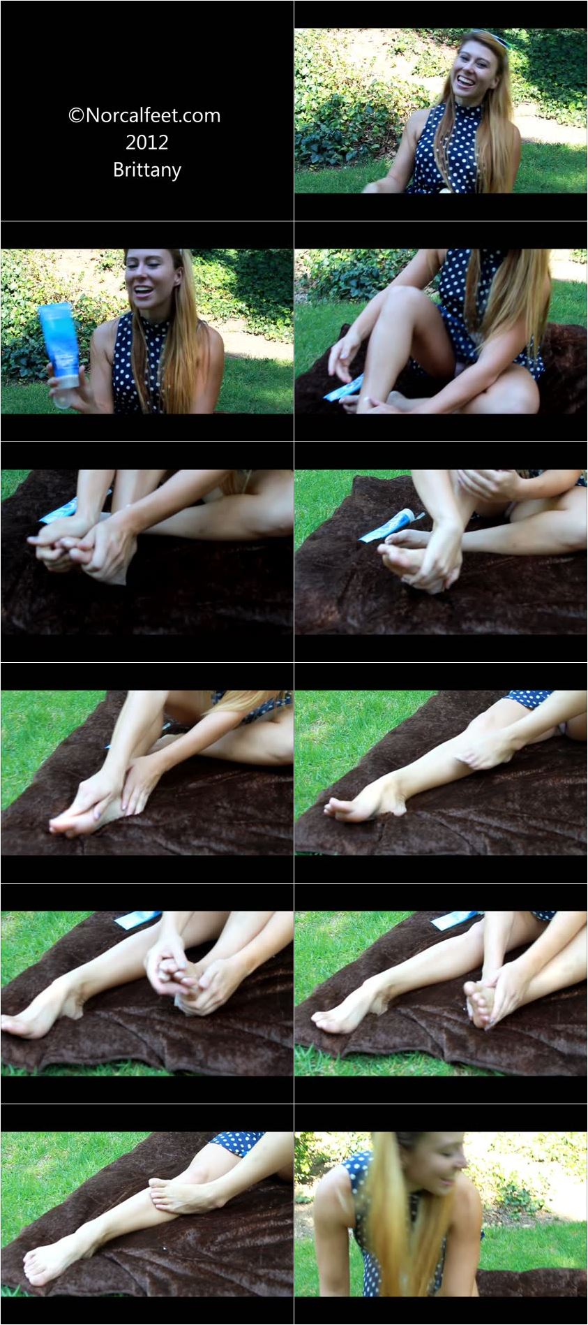 Screenlist Brittany Lotions Her Feet - Full HD/WMV