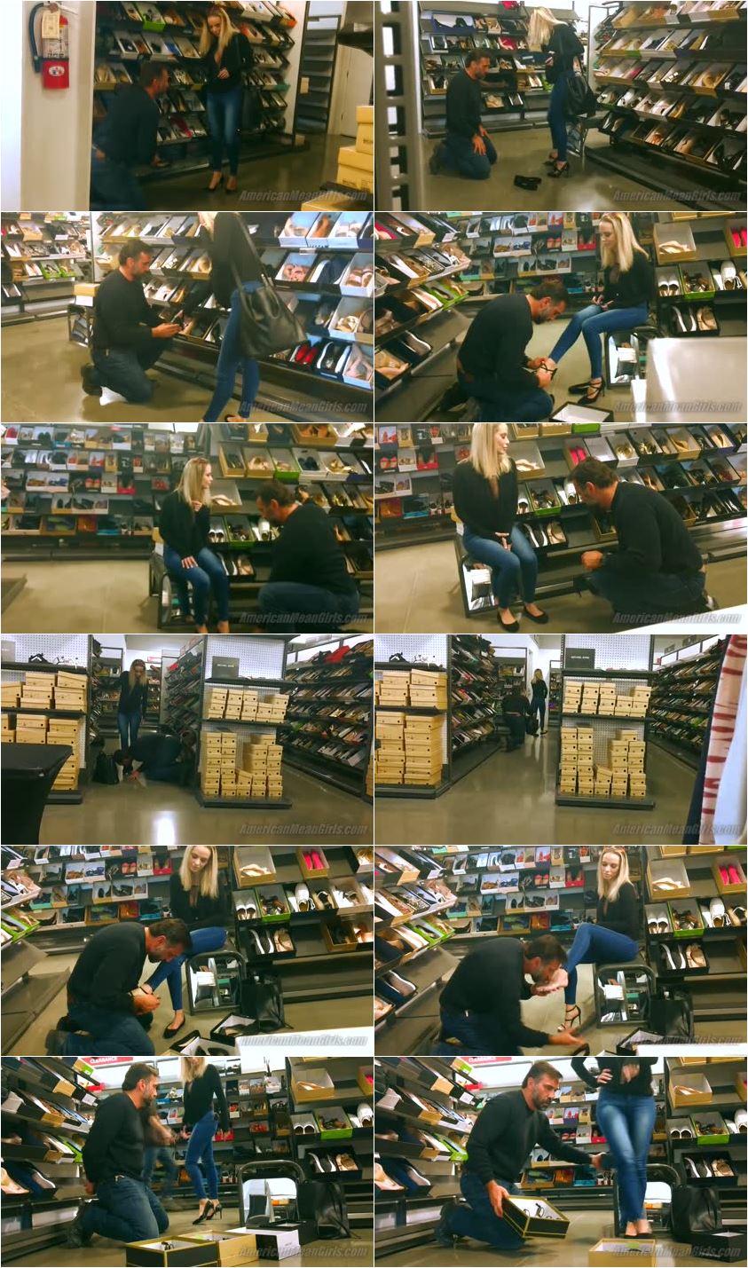 Screenlist Goddess Platinum - My Shoe-Bitch Humiliated In Public - LQ/MP4