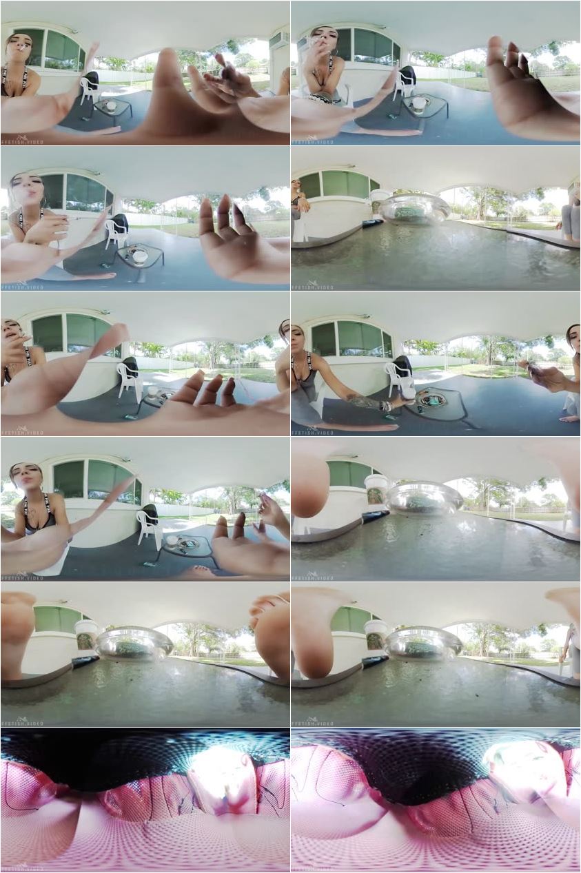 Screenlist Sasha Foxxx's Tiny Foot & Smoke Slave - VR 360' HD - HD/MP4