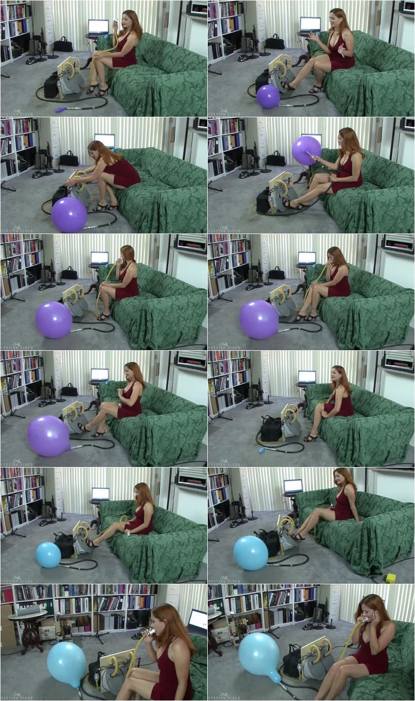 Screenlist Vivian Tests a 19-inch Cattex Balloon (MP4) - HD/MP4