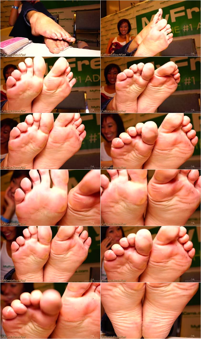 Christy Love cam chat girl foot fetish - Set 20150316 - California Beach Feet picture