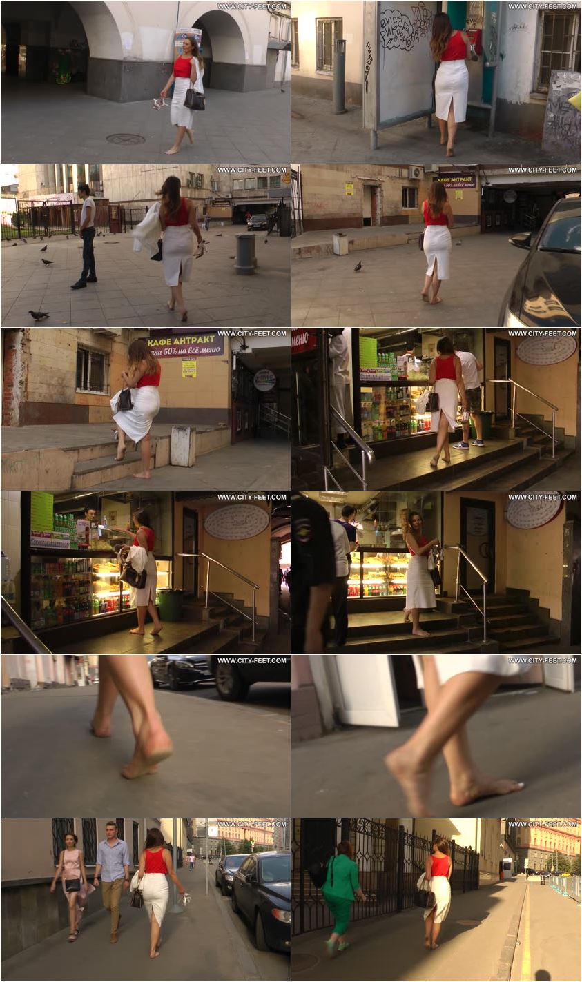 Screenlist A coquettish barefoot beauty. Part 1 - Full HD/MP4