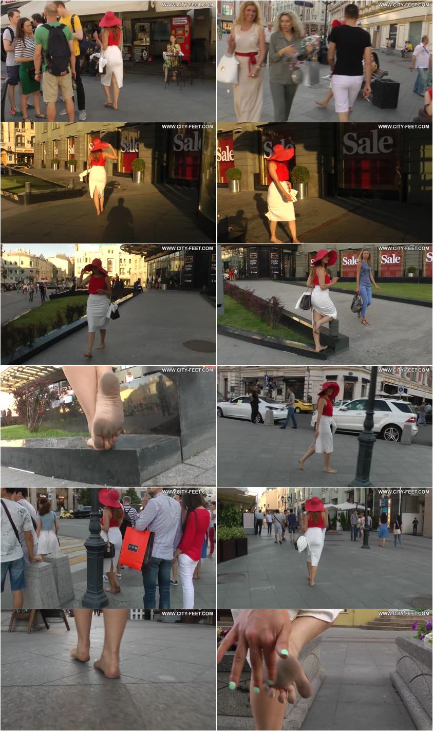 Screenlist A coquettish barefoot beauty. Part 3 - Full HD/MP4