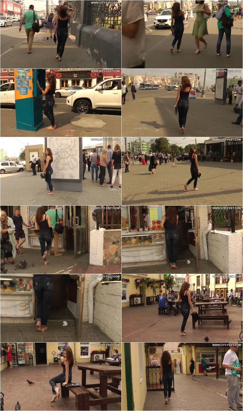 Screenlist A barefoot stroll along the streets. Part 2 - Full HD/MP4
