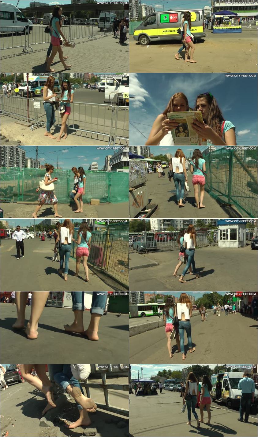 Screenlist Two barefoot friends. Part 1 - Full HD/MP4