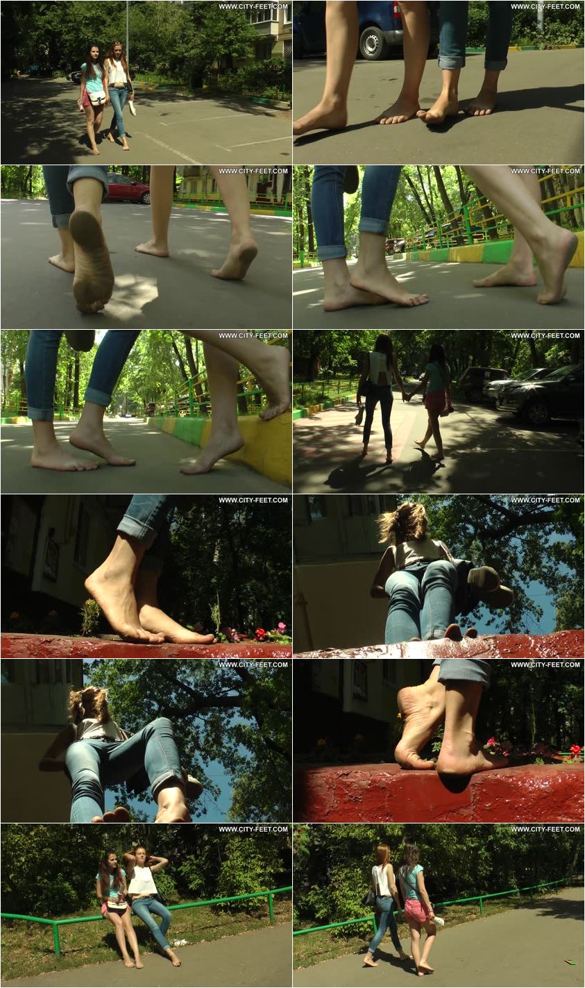 Screenlist Two barefoot friends. Part 3 - Full HD/MP4