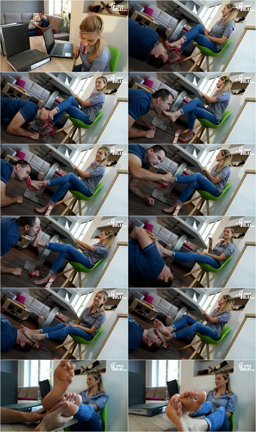 Screenlist Czech Soles - Foot Worship Under Boss Table - Full HD/MP4