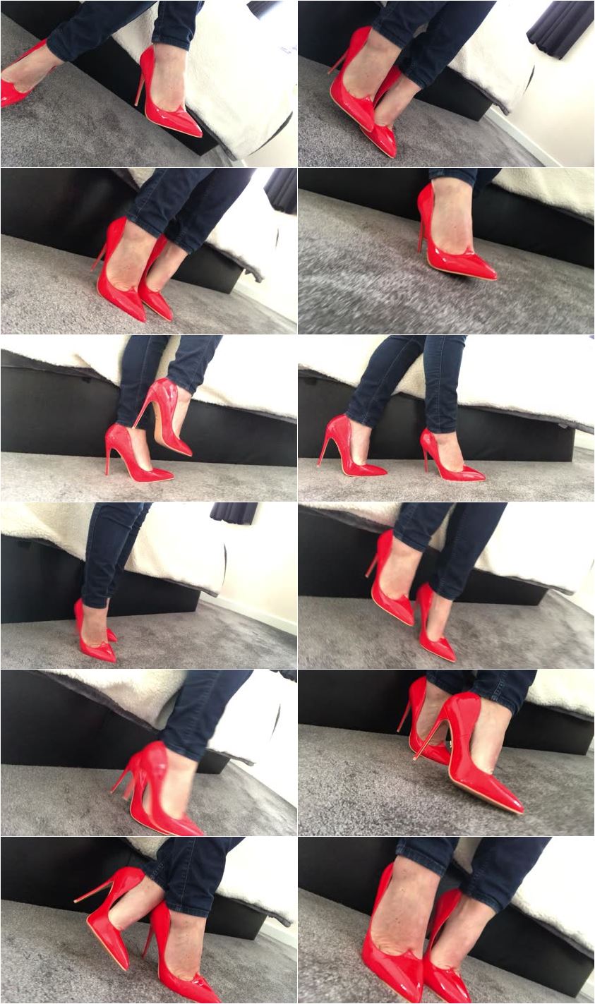 Screenlist Petitekat - Kinky Red Heels - Full HD/MOV