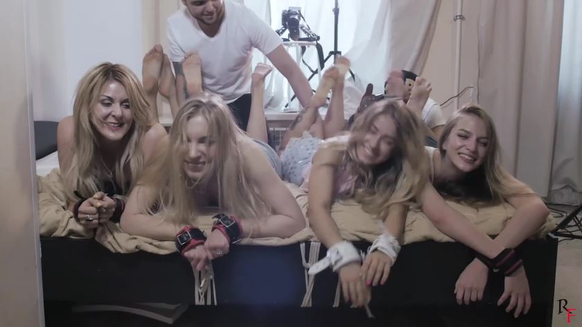 Cover 3 Russian Fetish Zita, Tiffany, Twerk dancer, and Sally - 4 girls for tickling chaos! - Full HD/MP4