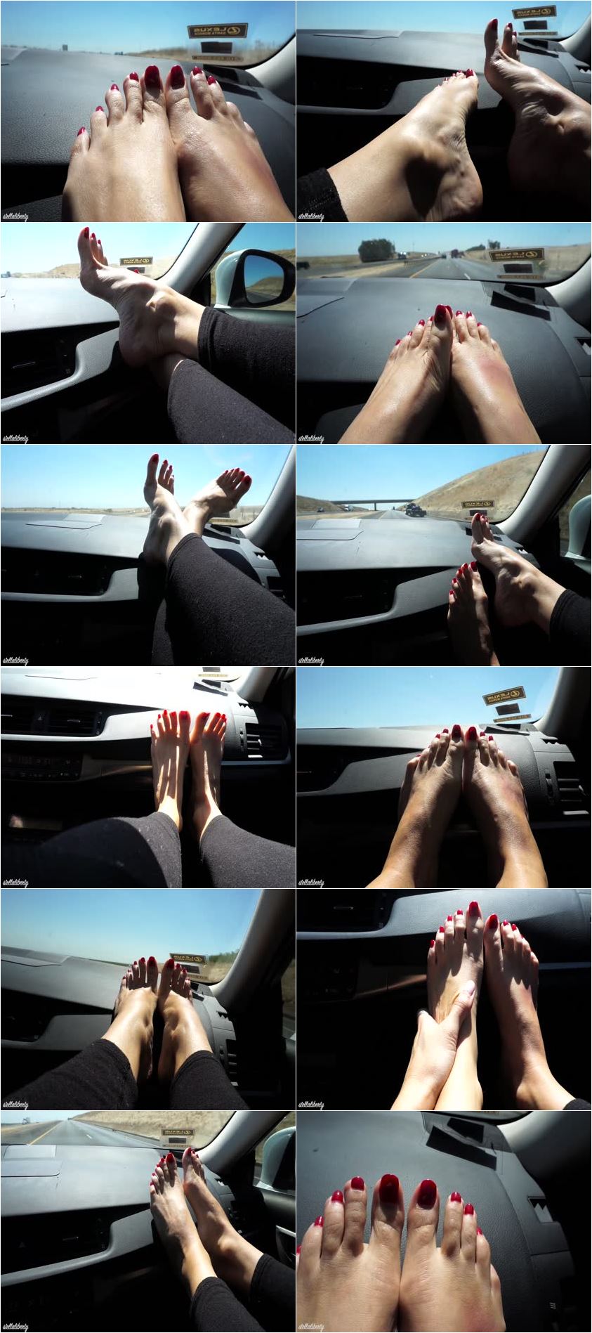 Stella Liberty - Car Feet - Full HD/MP4