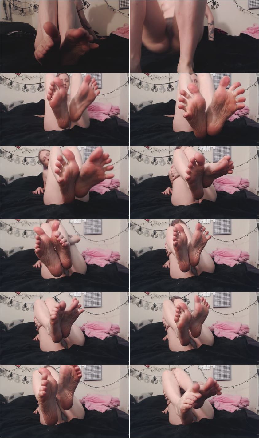 VioletOctober - Toe Wiggling - unedited - Full HD/MP4