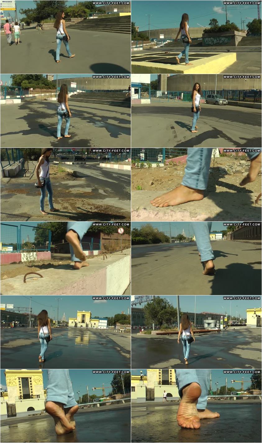 Screenlist Graceful barefoot beauty. Part 1. - Full HD/MP4