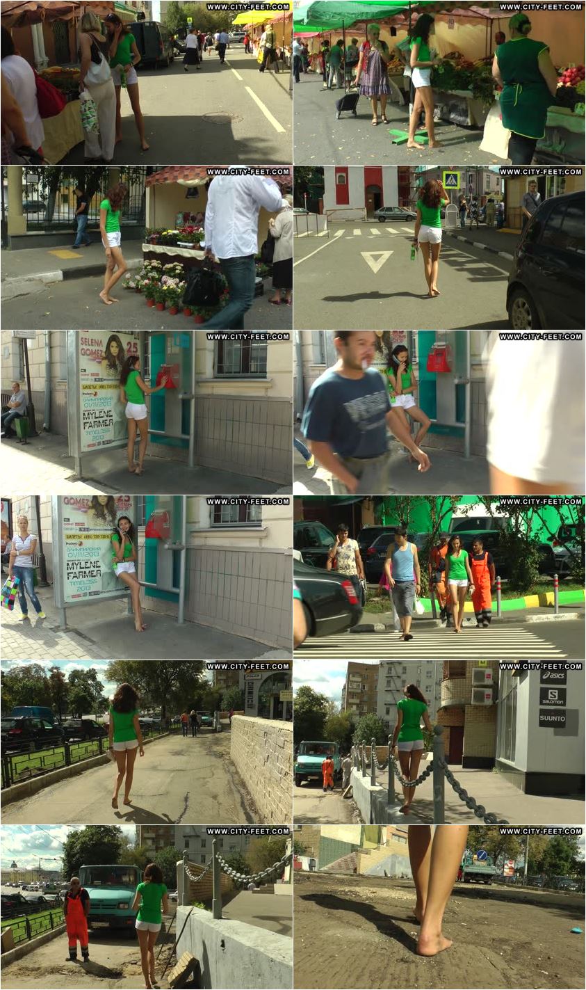 Screenlist Slender girl in shorts. Part 2 - Full HD/MP4