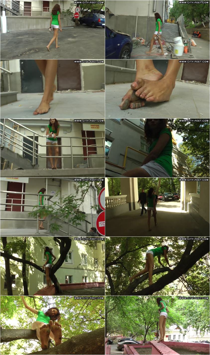 Screenlist Slender girl in shorts. Part 3 - Full HD/MP4