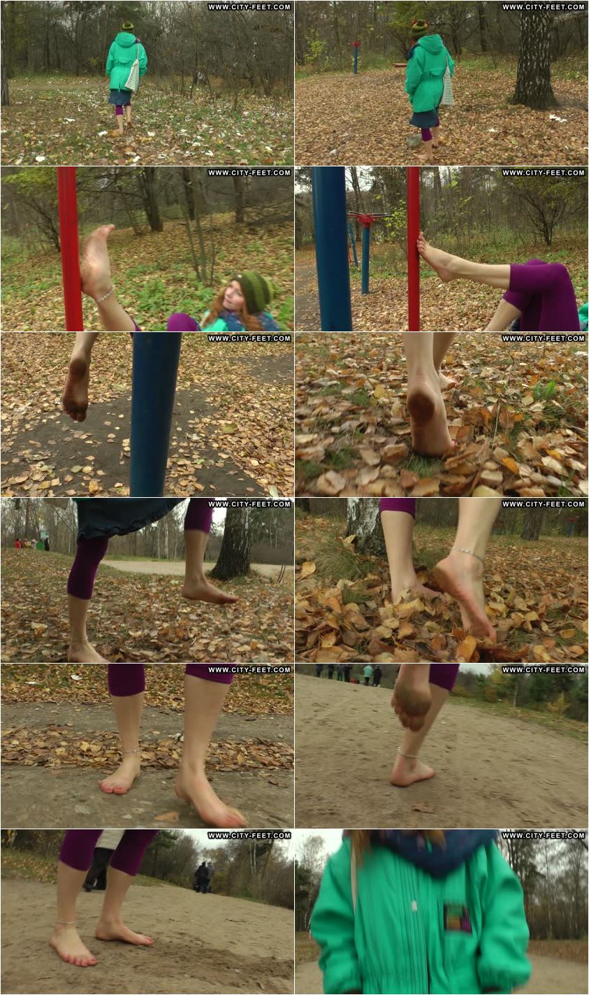 Screenlist Autumn barefoot walk. Part 3 - Full HD/MP4