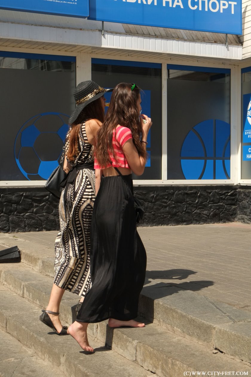 Cover 4 Barefoot beauty with her friend. Part 2 - Full HD/MP4