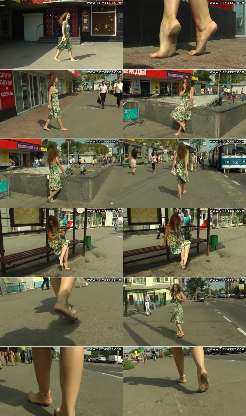 Screenlist Delightful barefoot girl. part 1 - Full HD/MP4