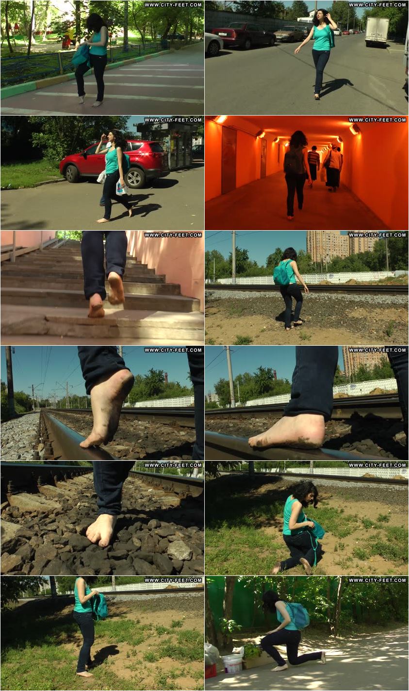 Screenlist Barefoot college girl. Part 1 - Full HD/MP4