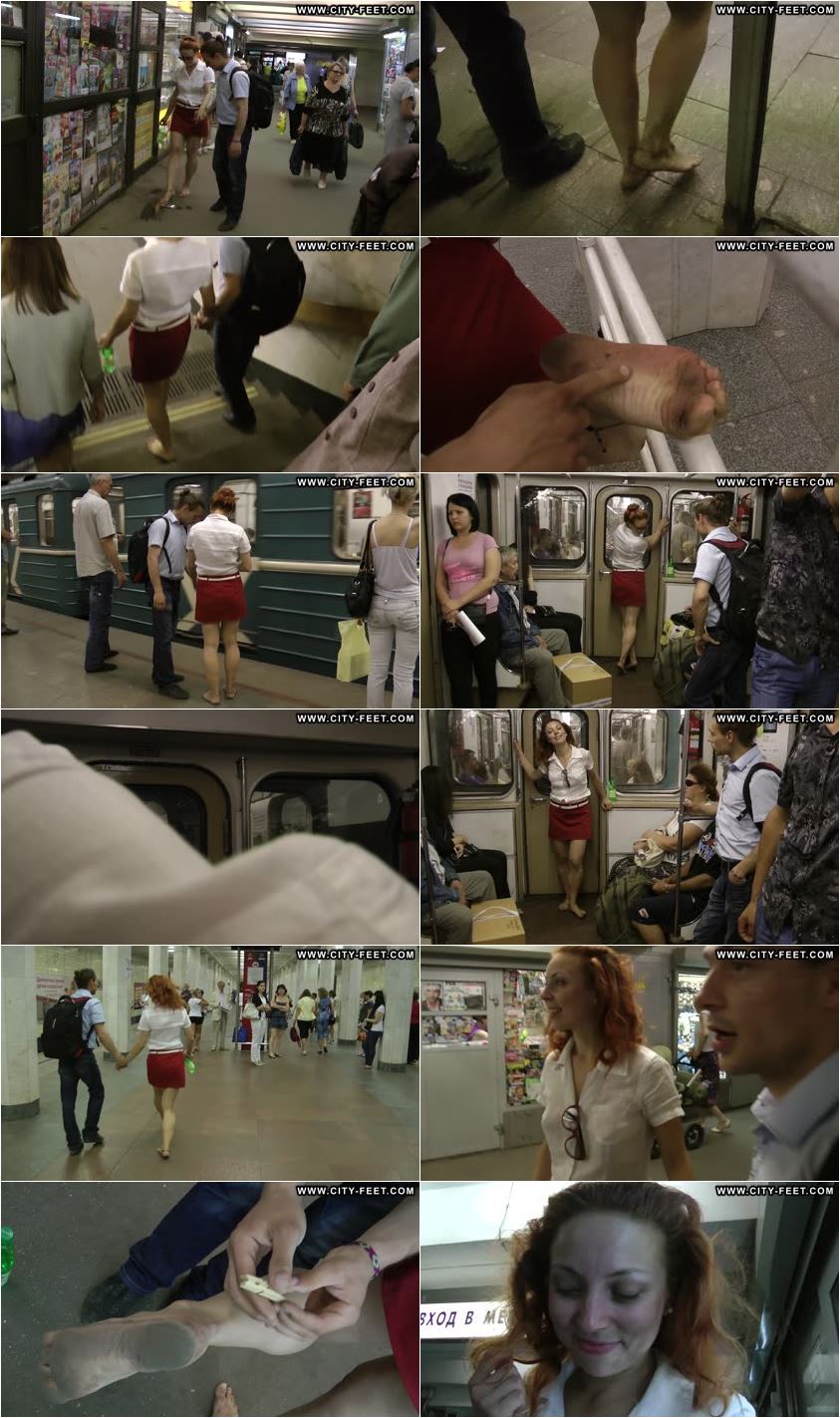 Screenlist Playful barefoot redhead. Part 3. - Full HD/MP4