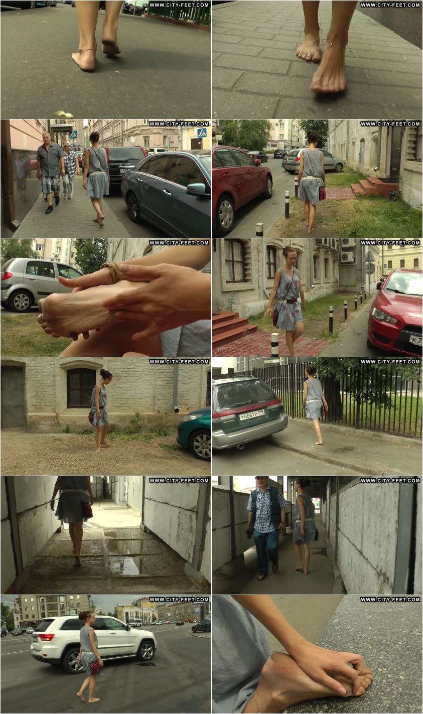 Screenlist Barefoot in a city streets. Part 2. - Full HD/MP4