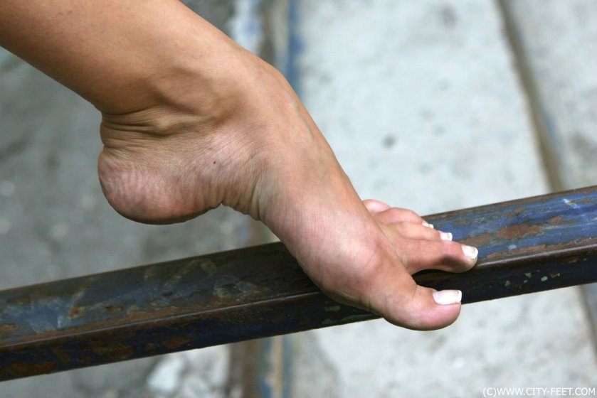 Cover 3 Slender blonde in white dress. Part 2. - Full HD/MP4