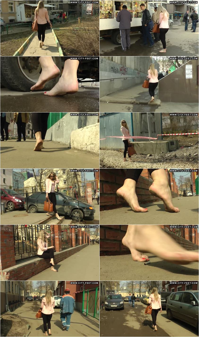 Screenlist The first spring barefoot walk. Part 1. - Full HD/MP4