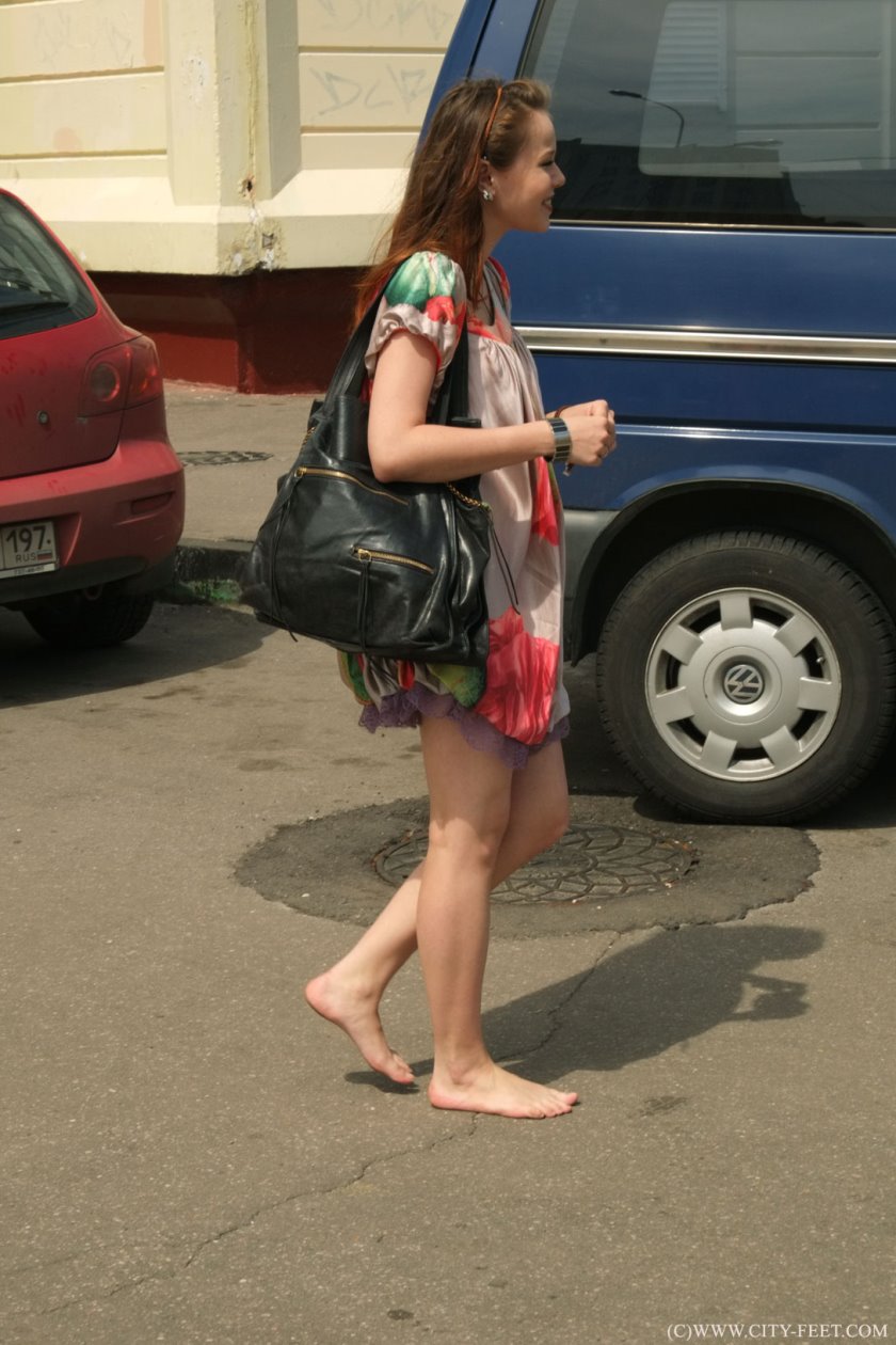 Cover 3 Colorful summer dress and bare feet. Part 1. - Full HD/MP4