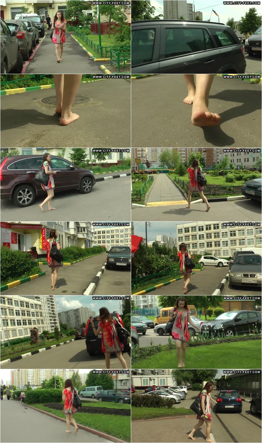 Screenlist Colorful summer dress and bare feet. Part 1. - Full HD/MP4