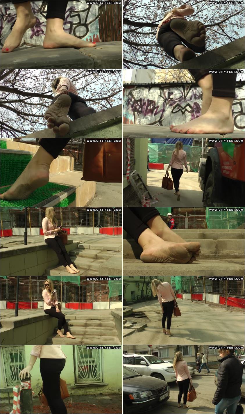 Screenlist The first spring barefoot walk. Part 2. - Full HD/MP4