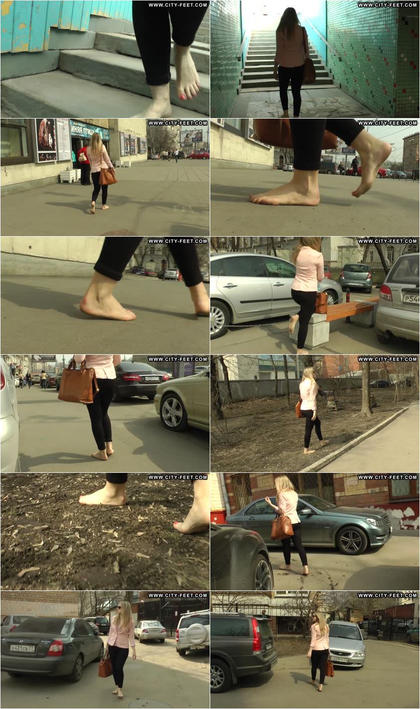 Screenlist The first spring barefoot walk. Part 3. - Full HD/MP4