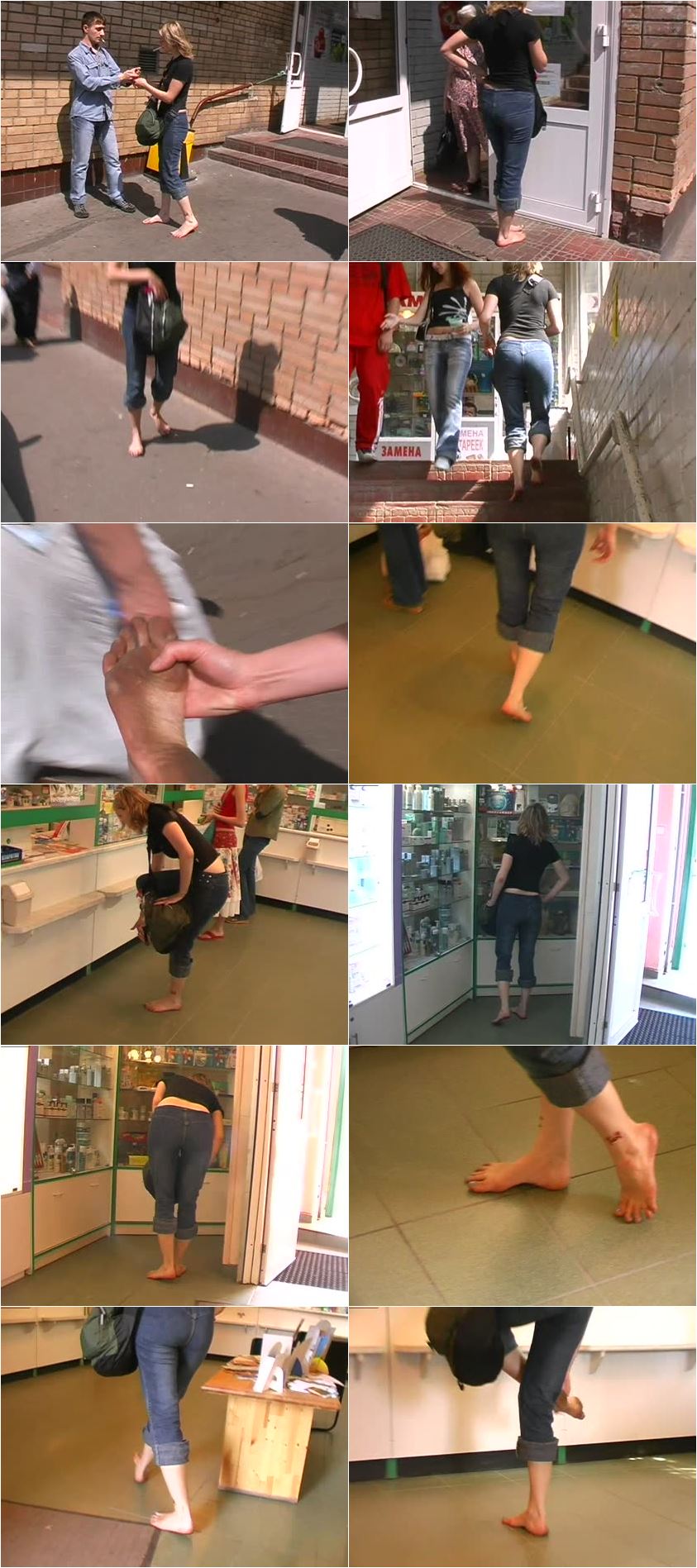 Screenlist Alenka's first barefoot experience. Part 2. - SD/MP4
