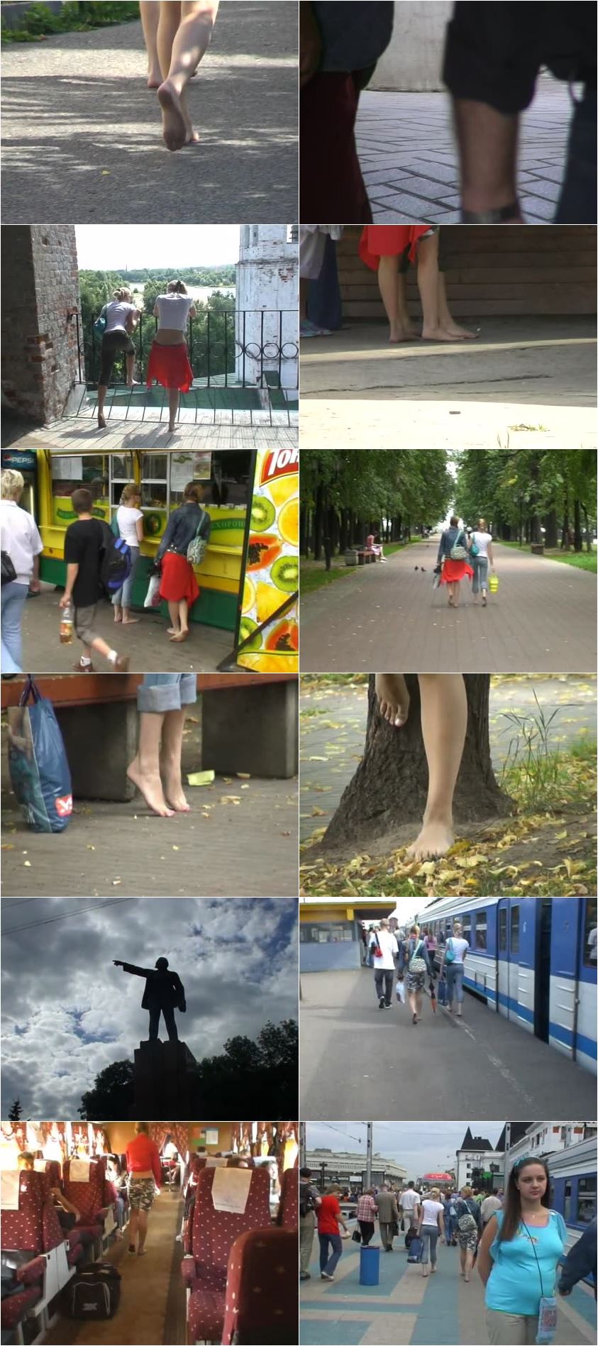 Screenlist Barefoot trips to Russian towns. Yaroslavl. Part 2 - SD/MP4