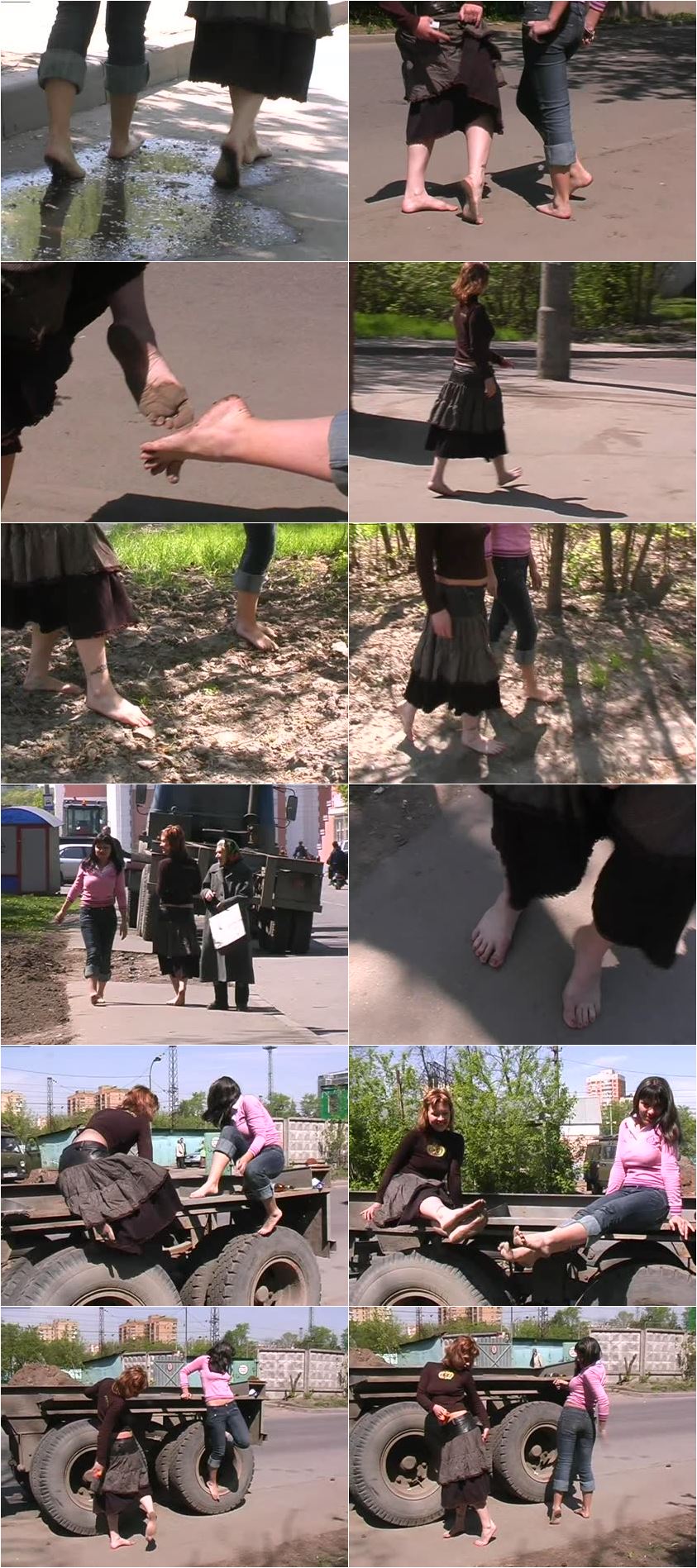 Screenlist Summer barefoot wak. Part 2. - SD/MP4