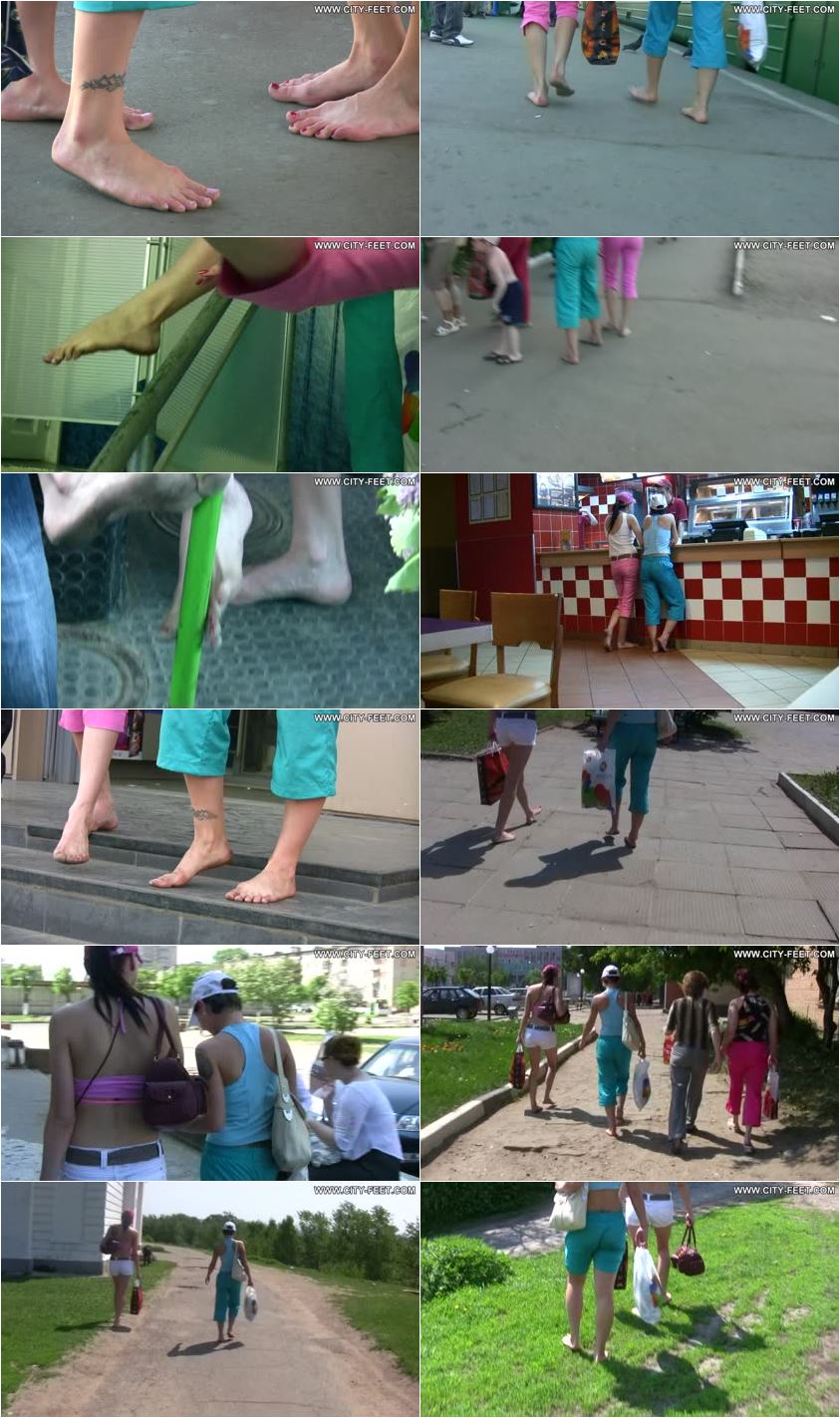 ID: 341 - Barefoot trips to Russian towns. Serpukhov. Part 1. - City Feet -  HD/MP4