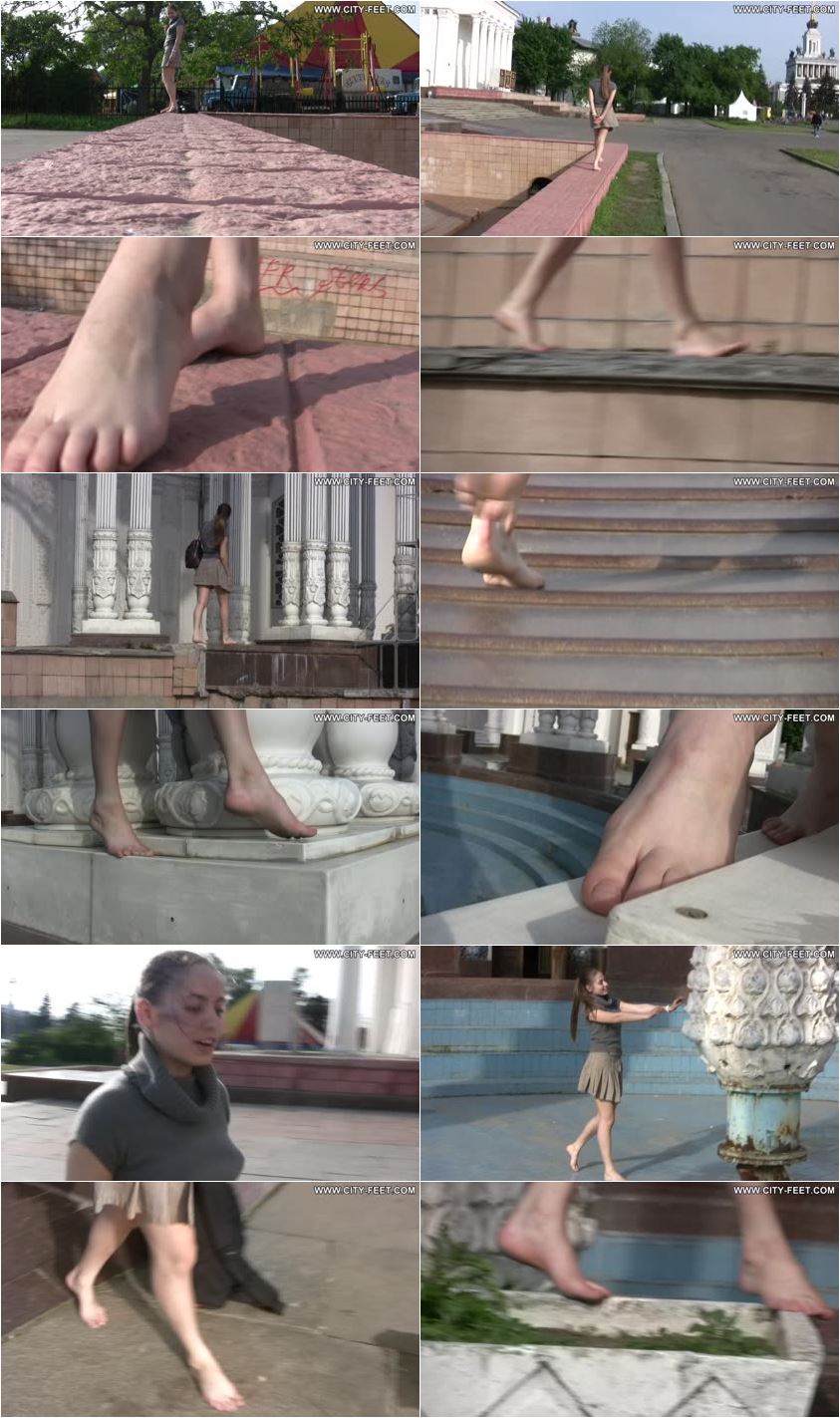 ID 481 Pretty Barefoot Girl Part 3 City Feet HDMP4