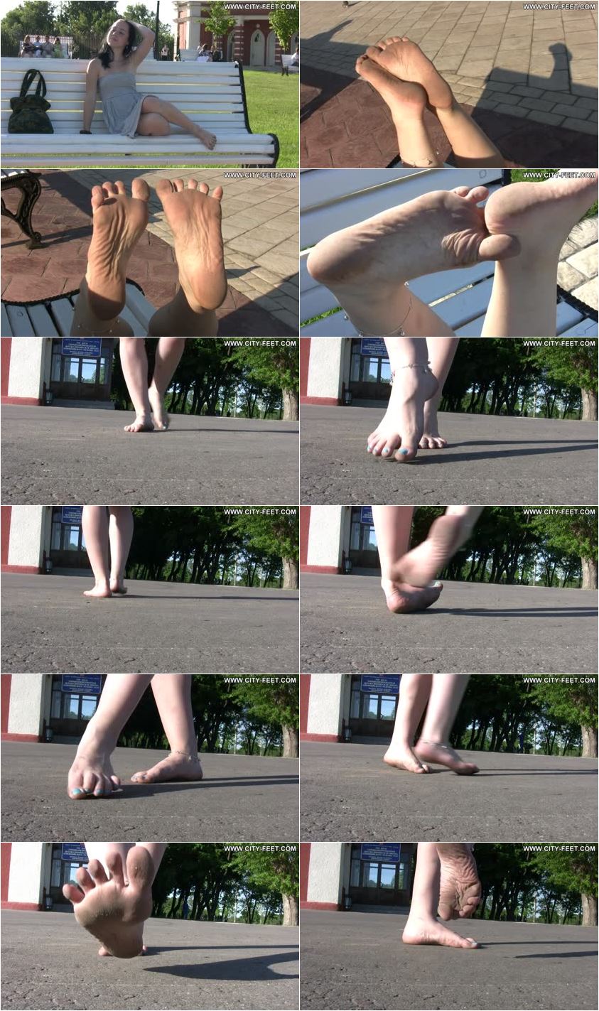 Screenlist Barefoot walk in the city. Part 4. - HD/MP4