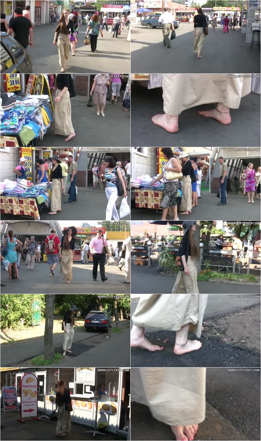 Screenlist Hot asphalt and bare feet. - HD/MP4