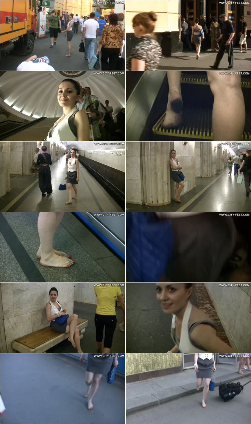 Screenlist Public barefoot walk. Part 3. - HD/MP4