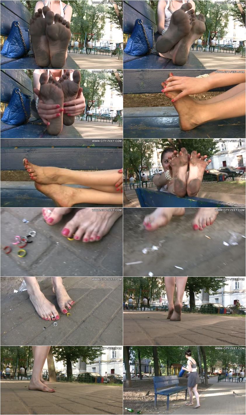 Screenlist Public barefoot walk. Part 4. - HD/MP4