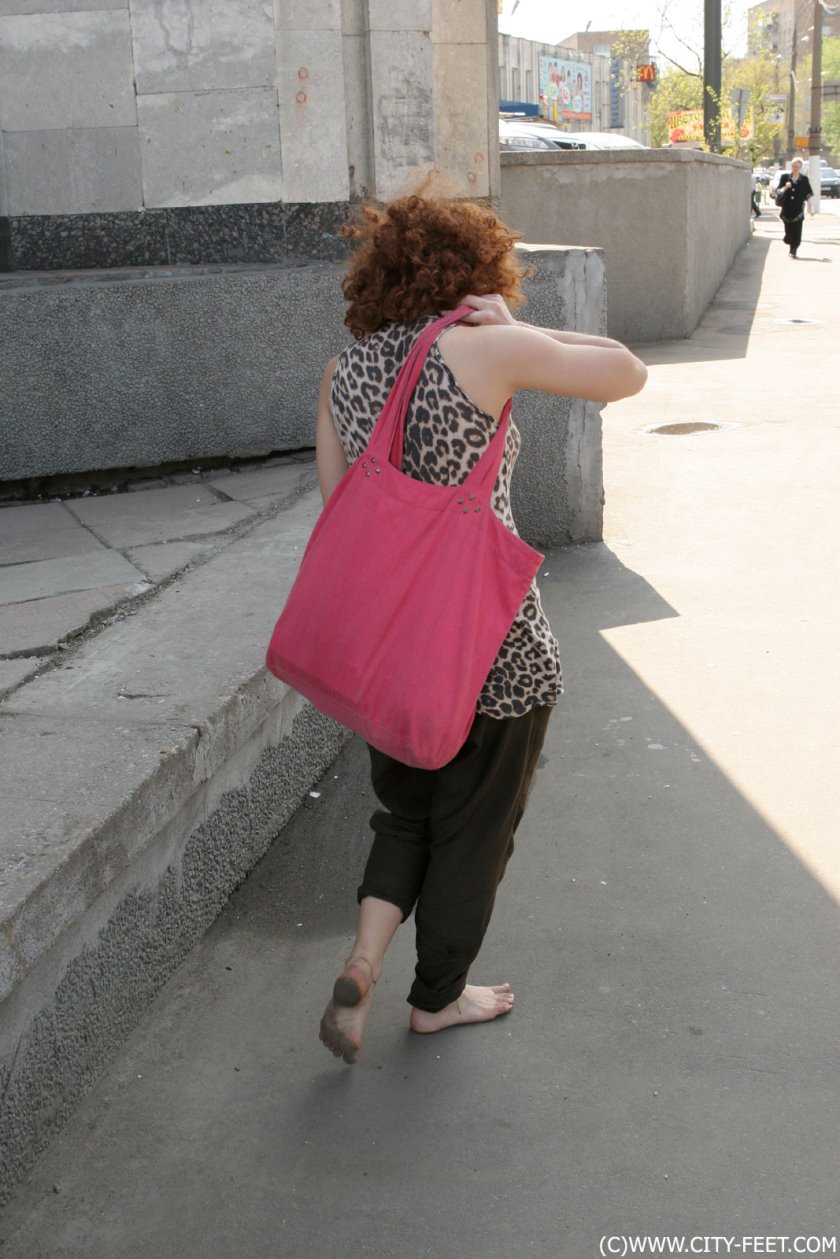 Cover 4 Tiny barefoot redhead. Part 3. - HD/MP4