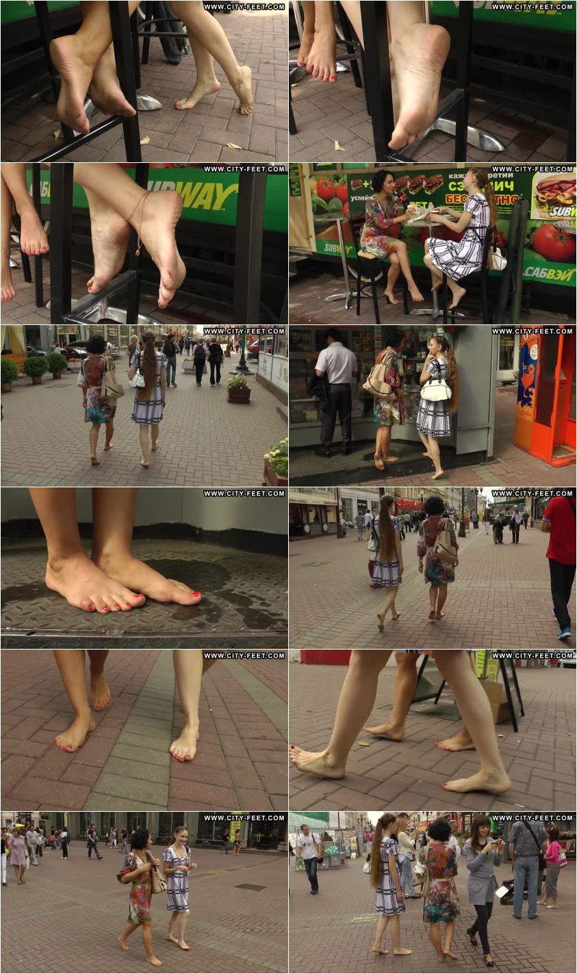 Screenlist Two barefoot beauties. Part 2. - Full HD/MP4