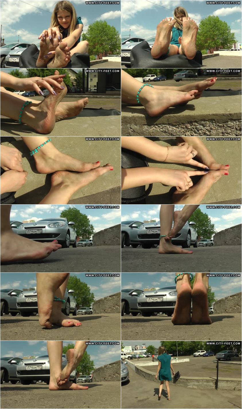 Screenlist Blonde in blue dress. Part 4. - Full HD/MP4