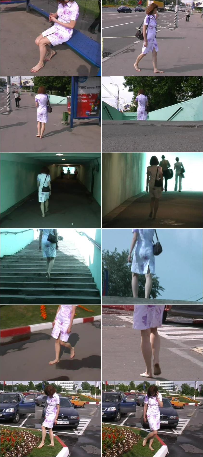 Screenlist Marina takes a barefoot stroll - SD/MP4