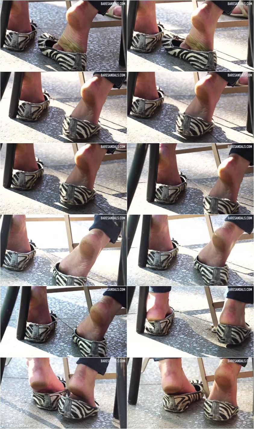 Screenlist German girl feet out of flats under cafe table - update 12267 UHD 4K - 4K Ultra HD/MP4